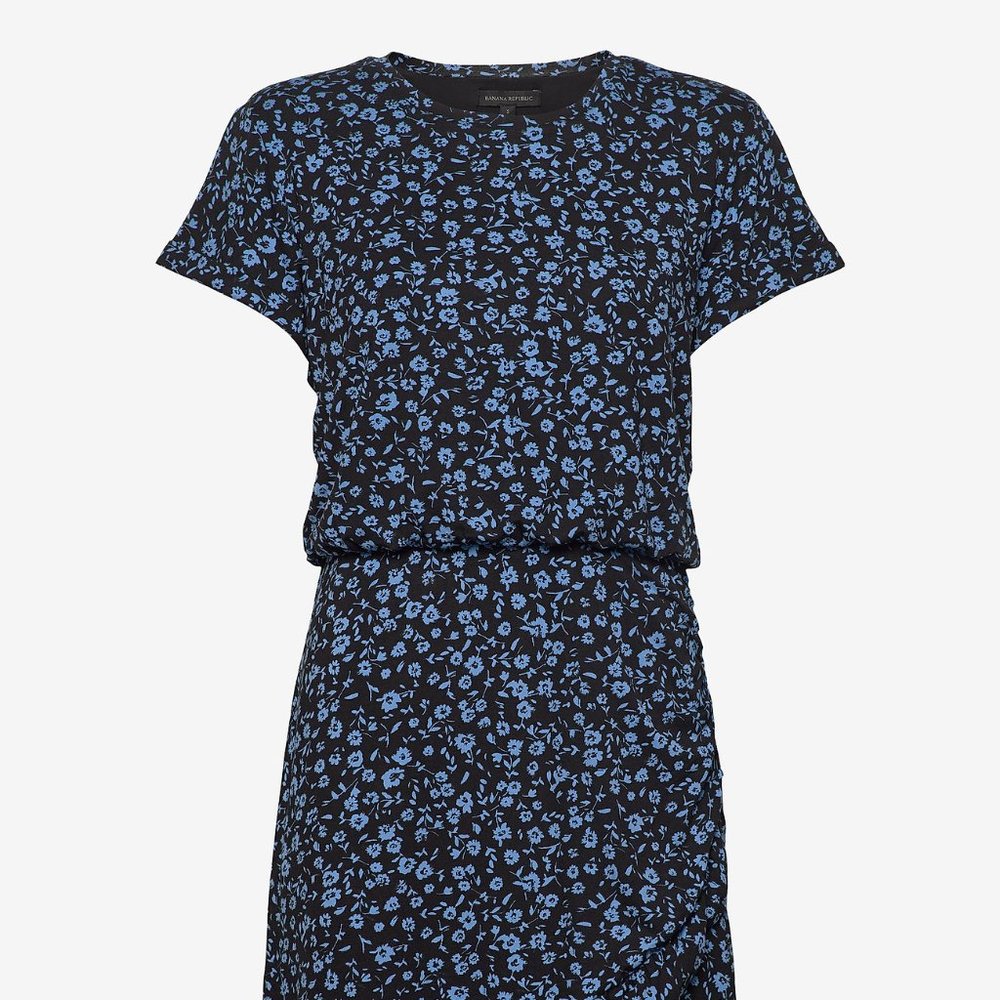 Banana Republic Flounce Hem T-Shirt Dress